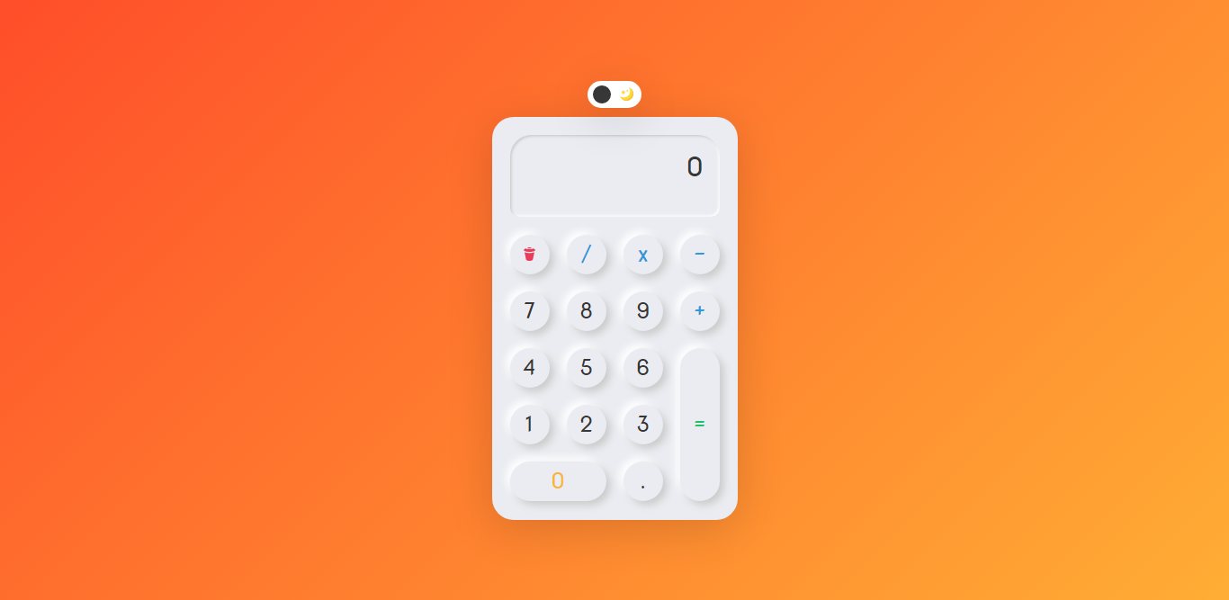 GitHub theHocineSaad/NeumorphismJavaScriptCalculatorwithDarkMode