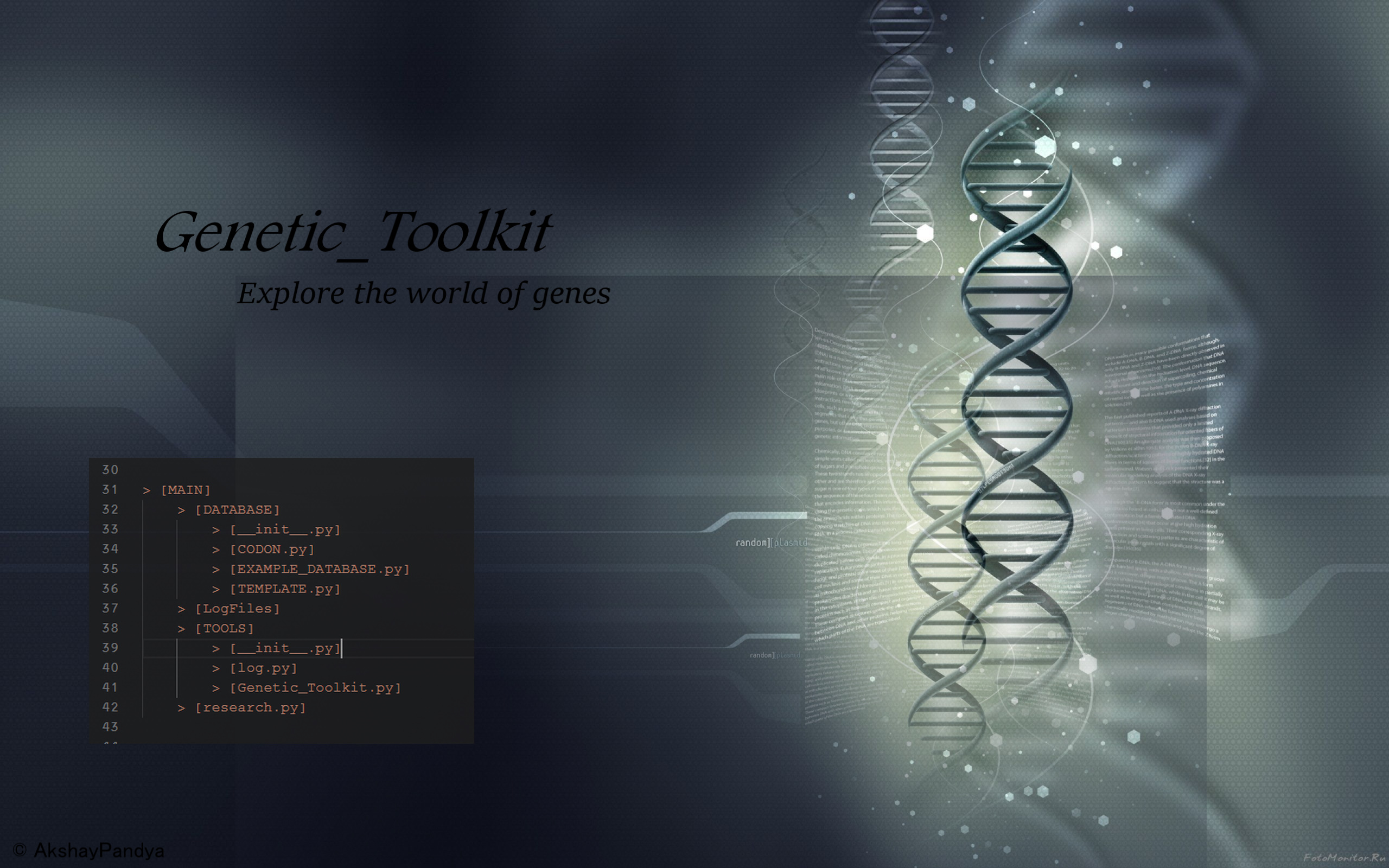 GitHub - AkshayPandya/Genetic_Toolkit: ~ This Genetic Toolkit Is Made ...