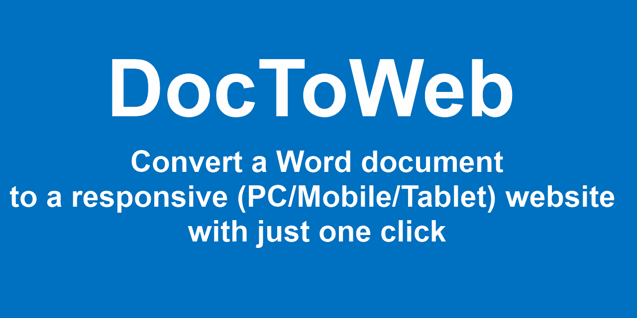 DocToWeb