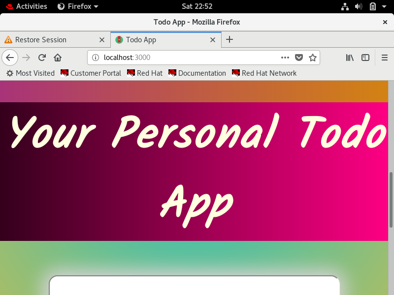 GitHub - uinstinct/maker2do-docker: Todo App with Docker