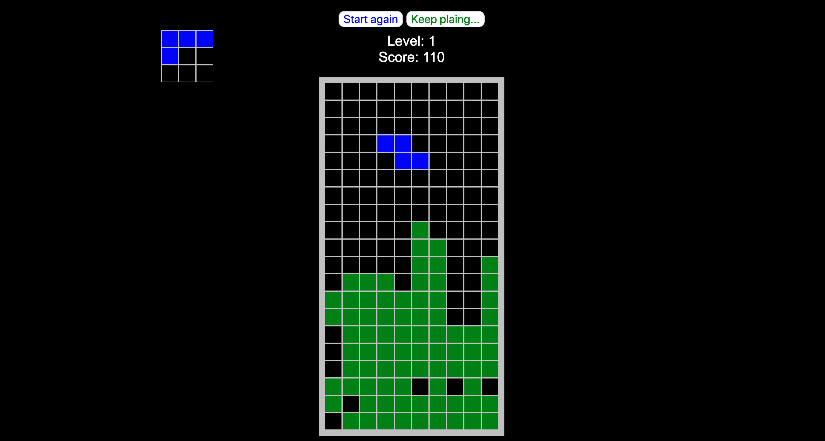 Tetris Game Github Topics Github