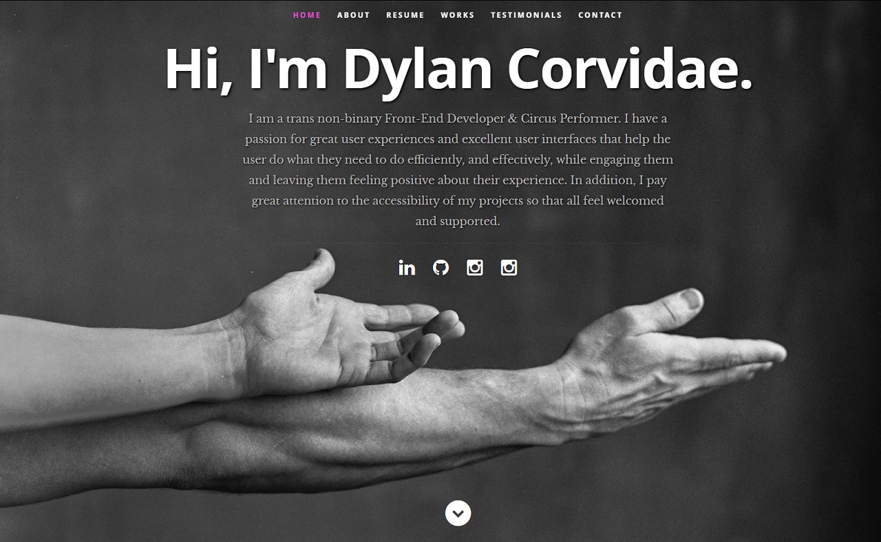GitHub - dylancorvidae/portfolio-react-v2: 2nd draft react portfolio site