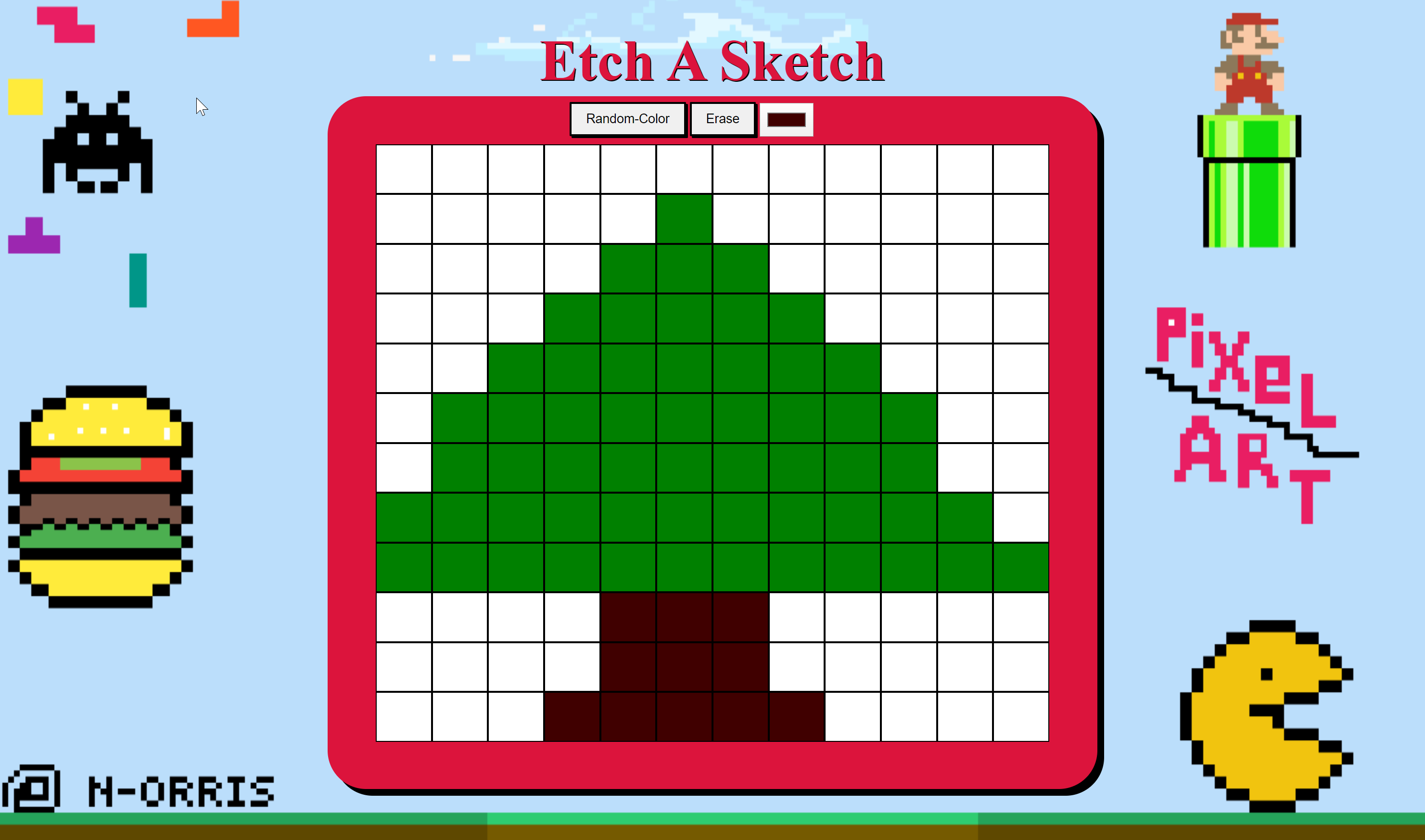 GitHub - n-orris/JavaScript-Etch-a-sketch: A web based ketch-a sketch game