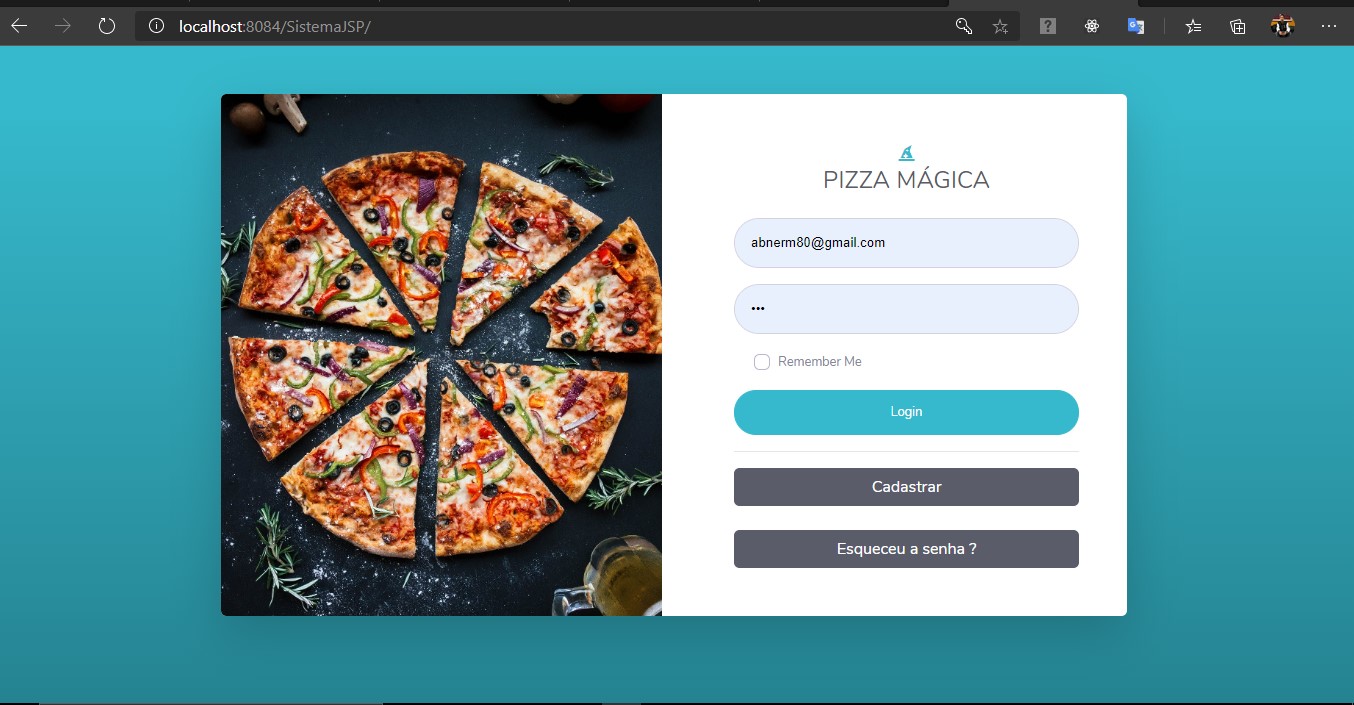 GitHub - Abner-e-Osvaldo/SistemaPizzariaJSP: Sistema de Pizzaria em JSP ...