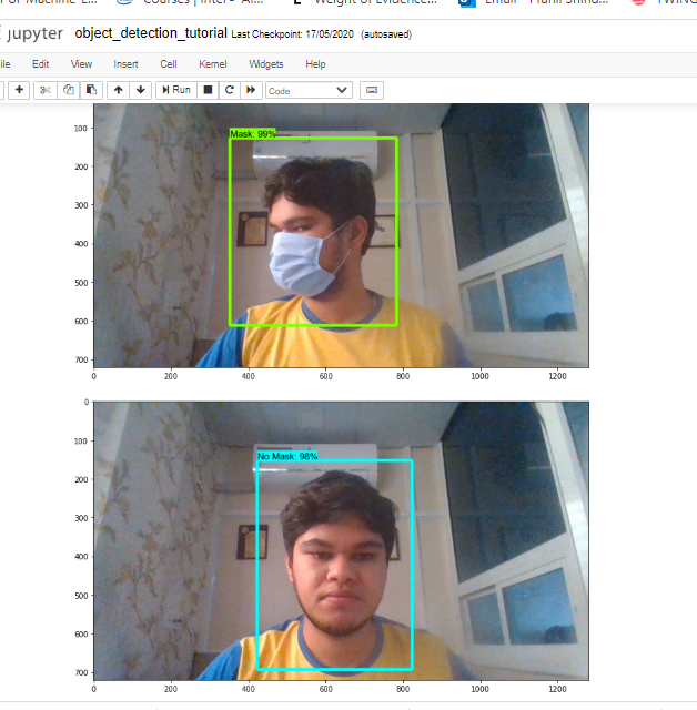 GitHub - Pranil98/Face-Mask-Detector-TFOD: Face Mask Detector using SSD ...