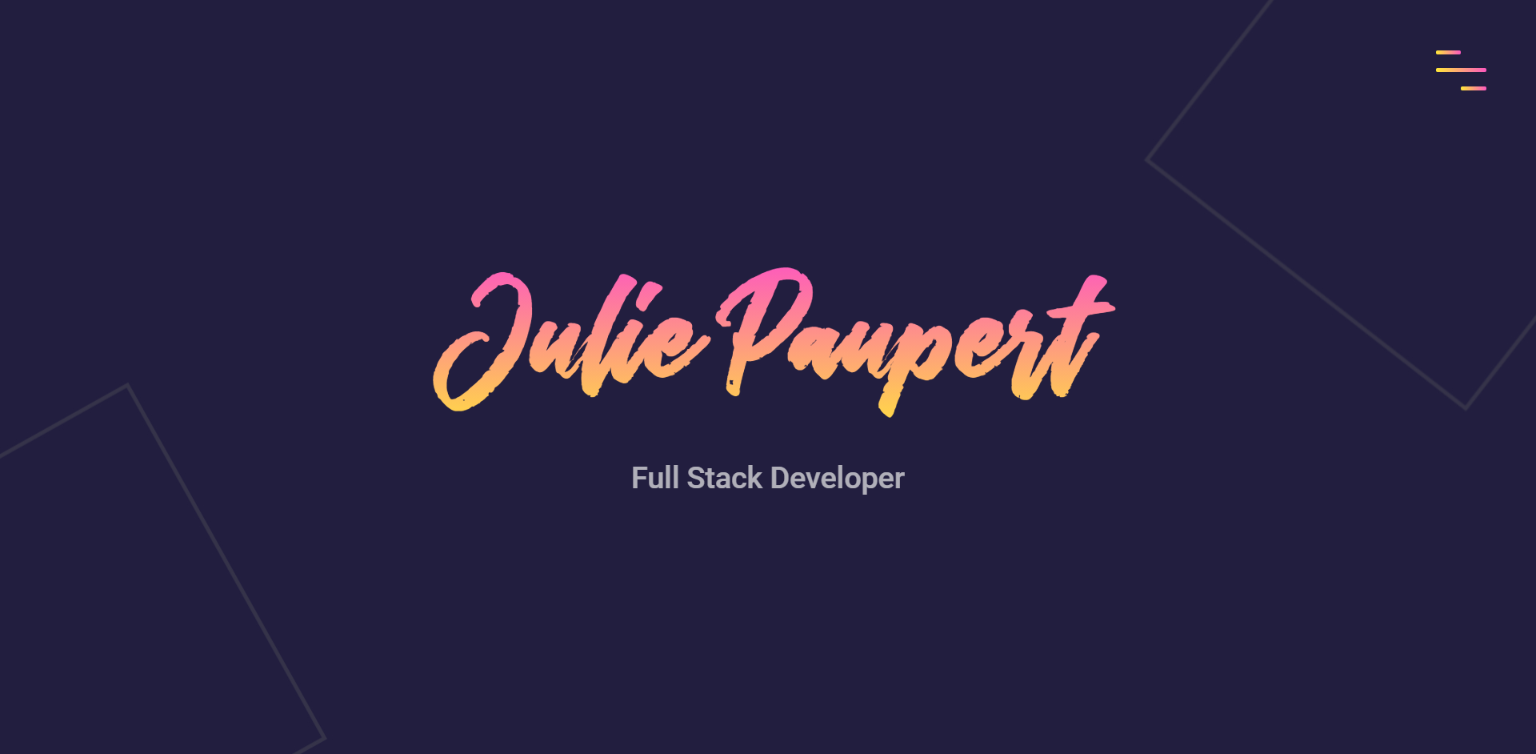 GitHub - julie-p/portfolio: 1st portfolio to practice and have fun with ...