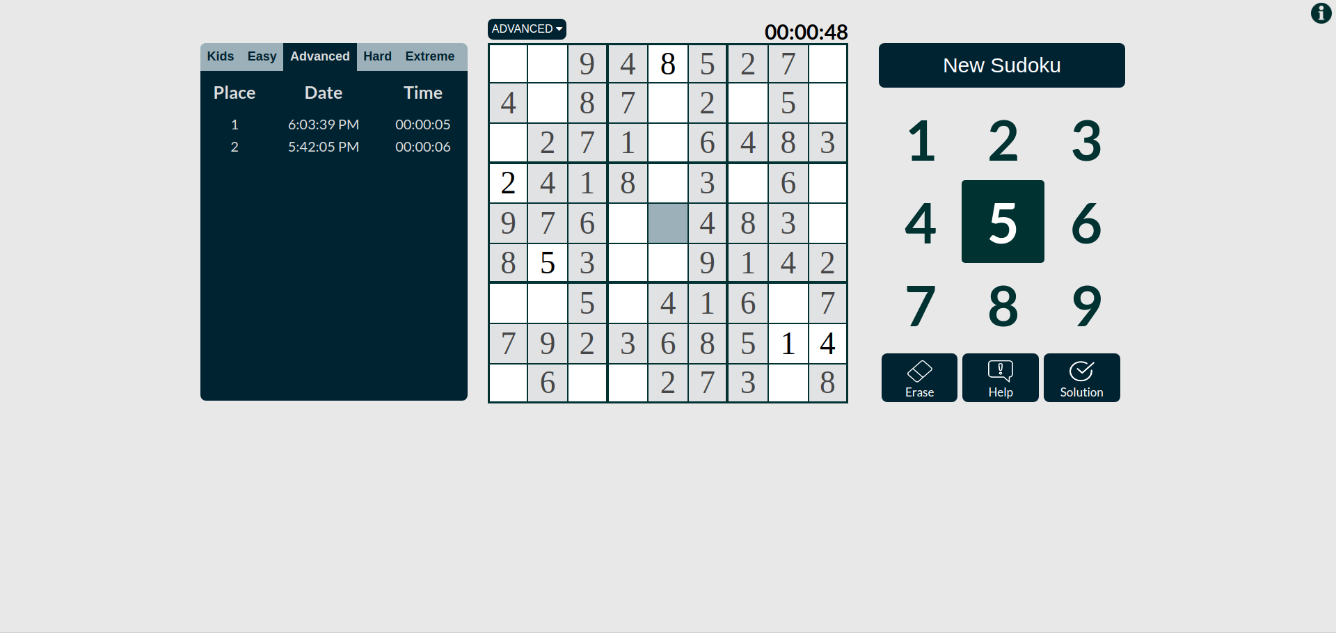 Sudoku Solver: Online - Hacking Dartmouth