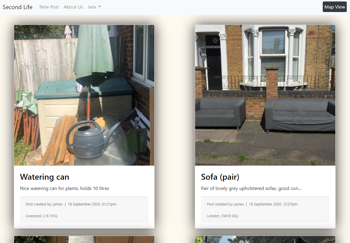 GitHub - jarasmar/Second_Life: (In Process) App with a quick map view ...