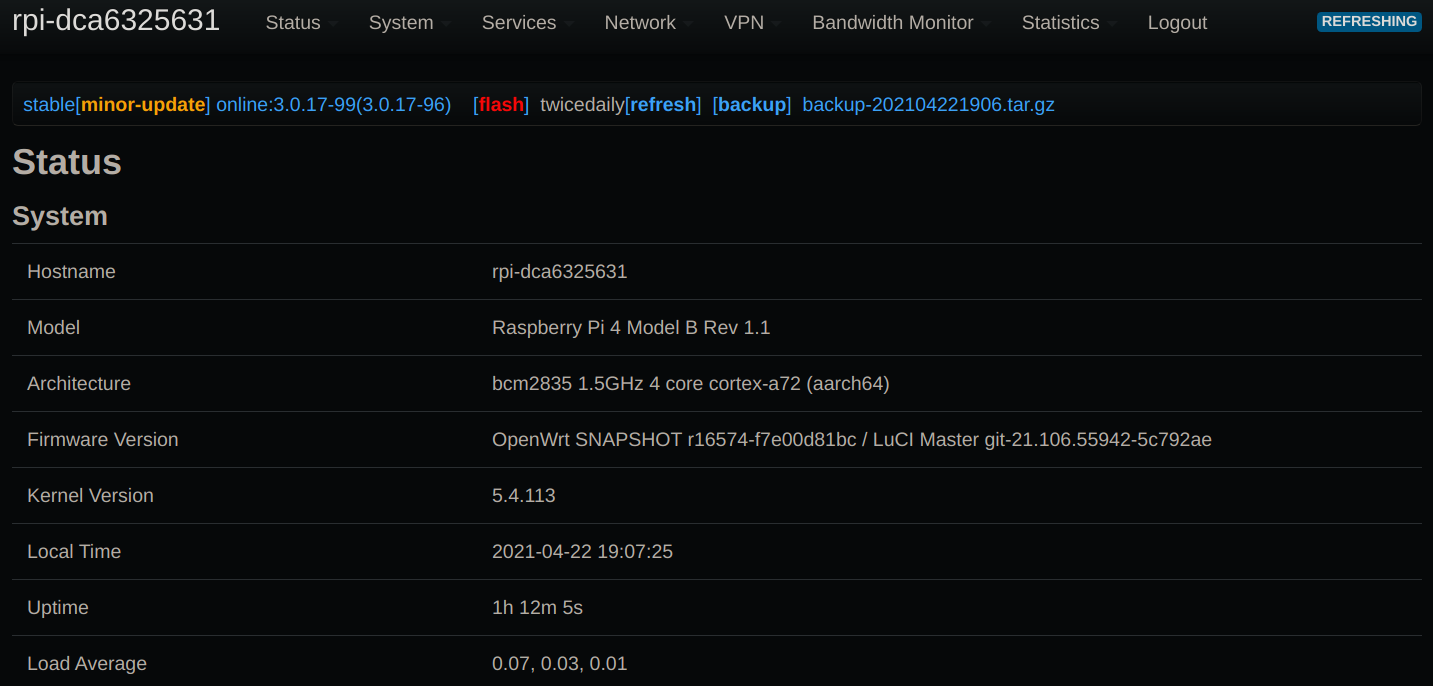 GitHub - valdi74/openwrt2rpi: Downloading and converting OpenWrt