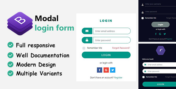 login-registration-form-bootstrap-4