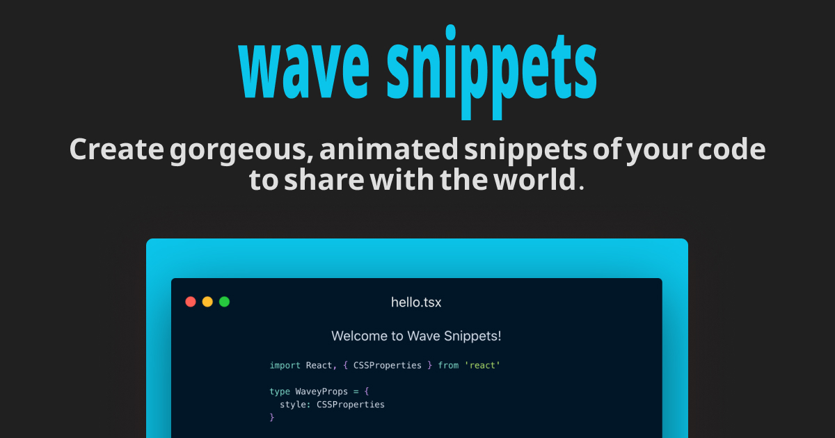 wave-snippets