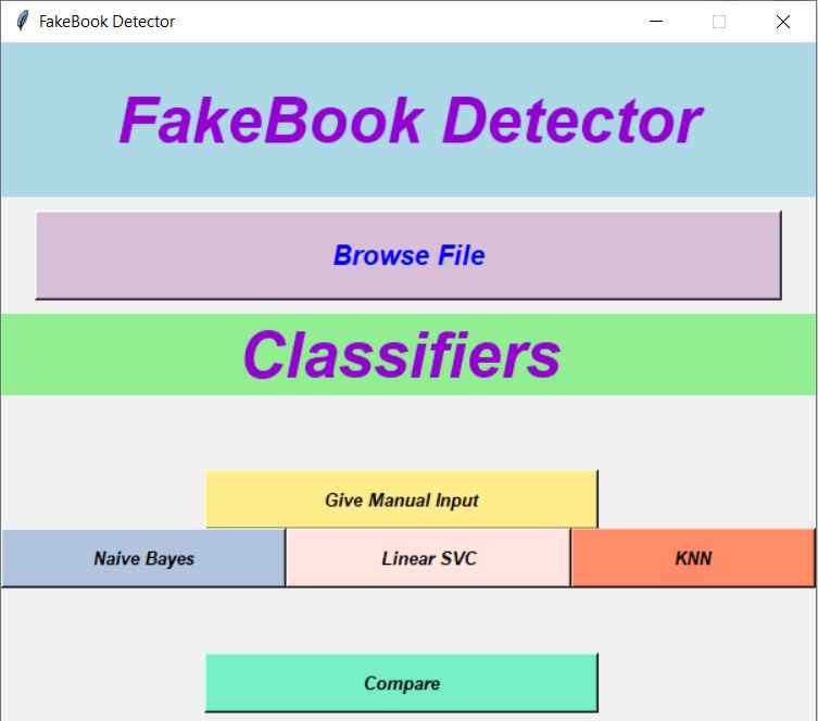 GitHub - akashsinghx/Fake-Profile-Detection: In this project we have ...
