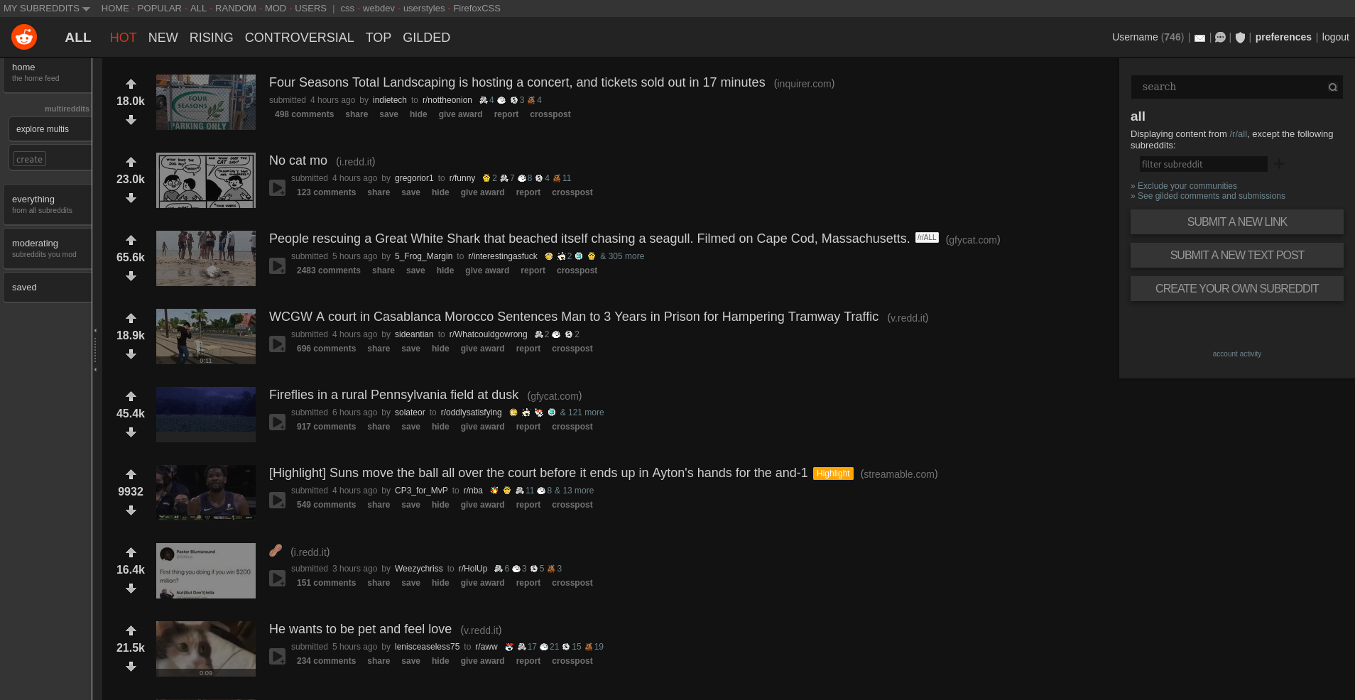 Github jorengarenar redditoldredesigneddark dark theme for reddit old