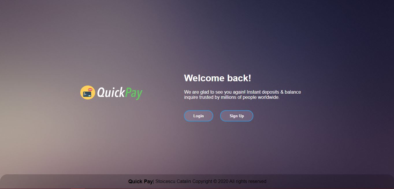 GitHub - cstoicescu/QuickPay-FrontEnd: Online Banking App FrontEnd - JS ...