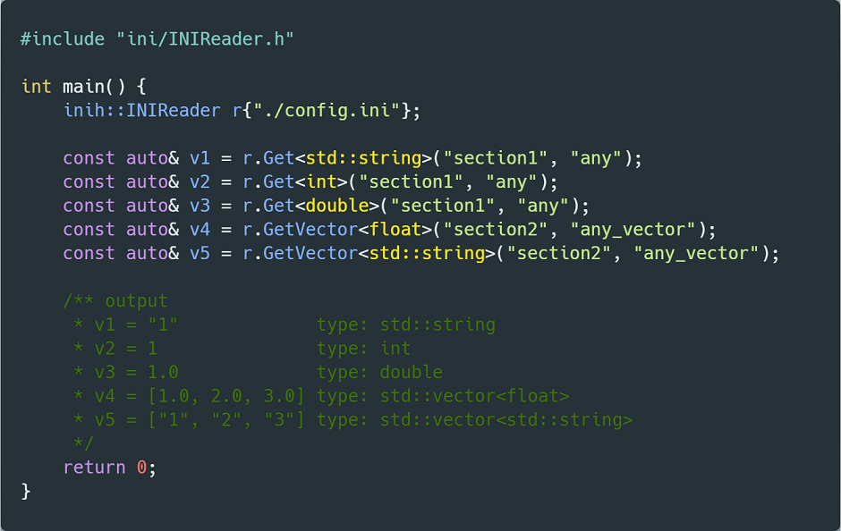 Xr ini cpp. Const auto. Ini config примеры. Configparser Python. F1 23 файл конфиг ини.