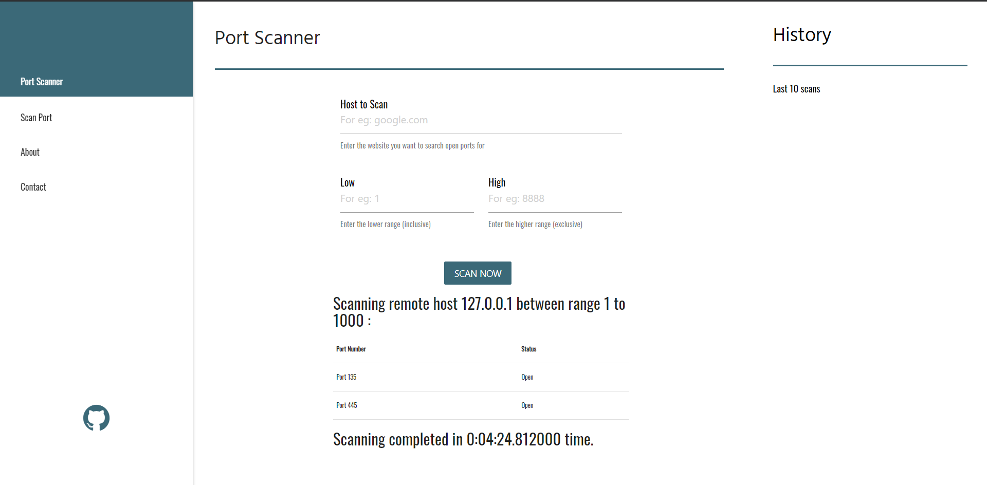 PORTSCANNER