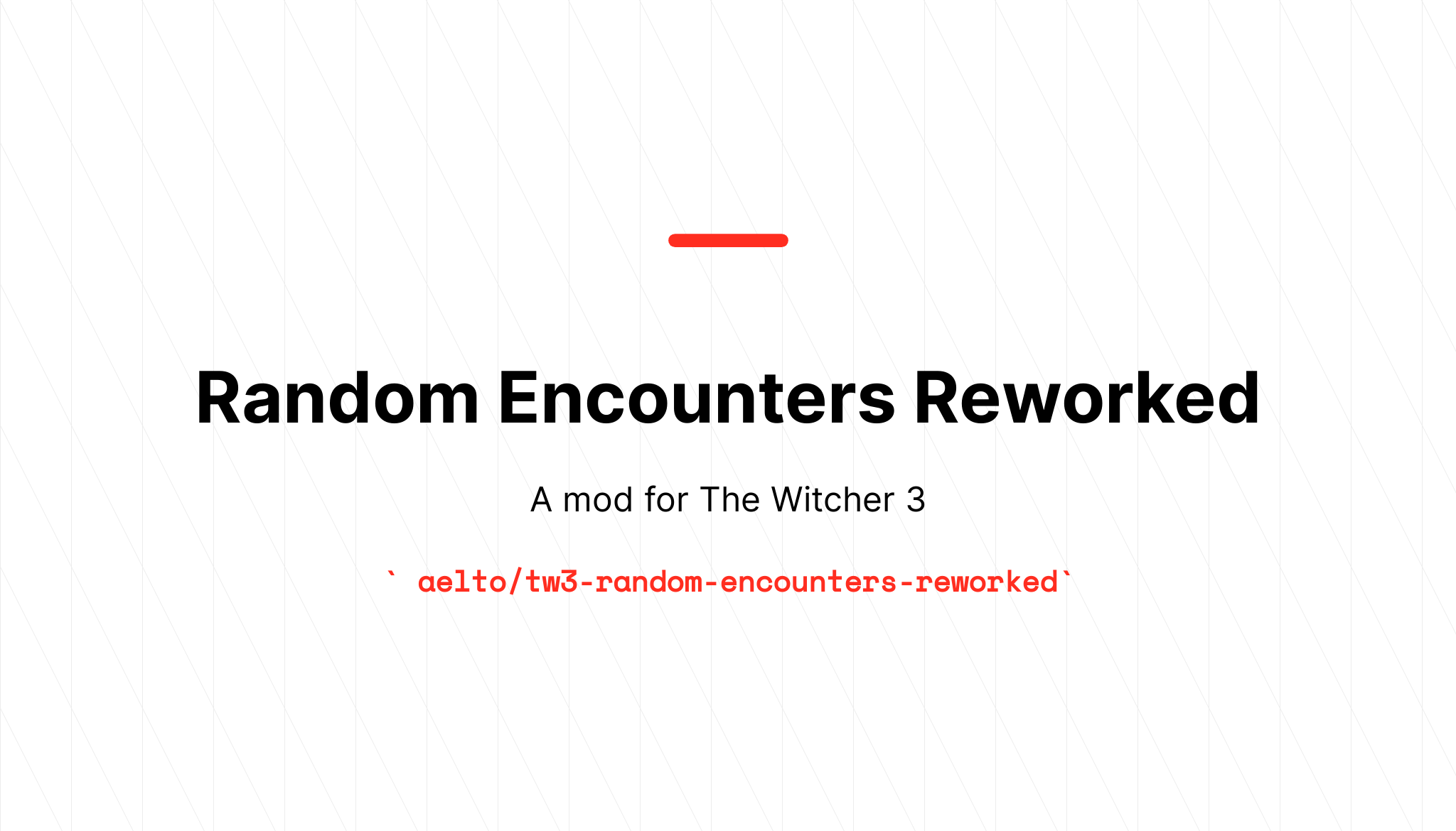 Aelto/tw3-random-encounters-reworked