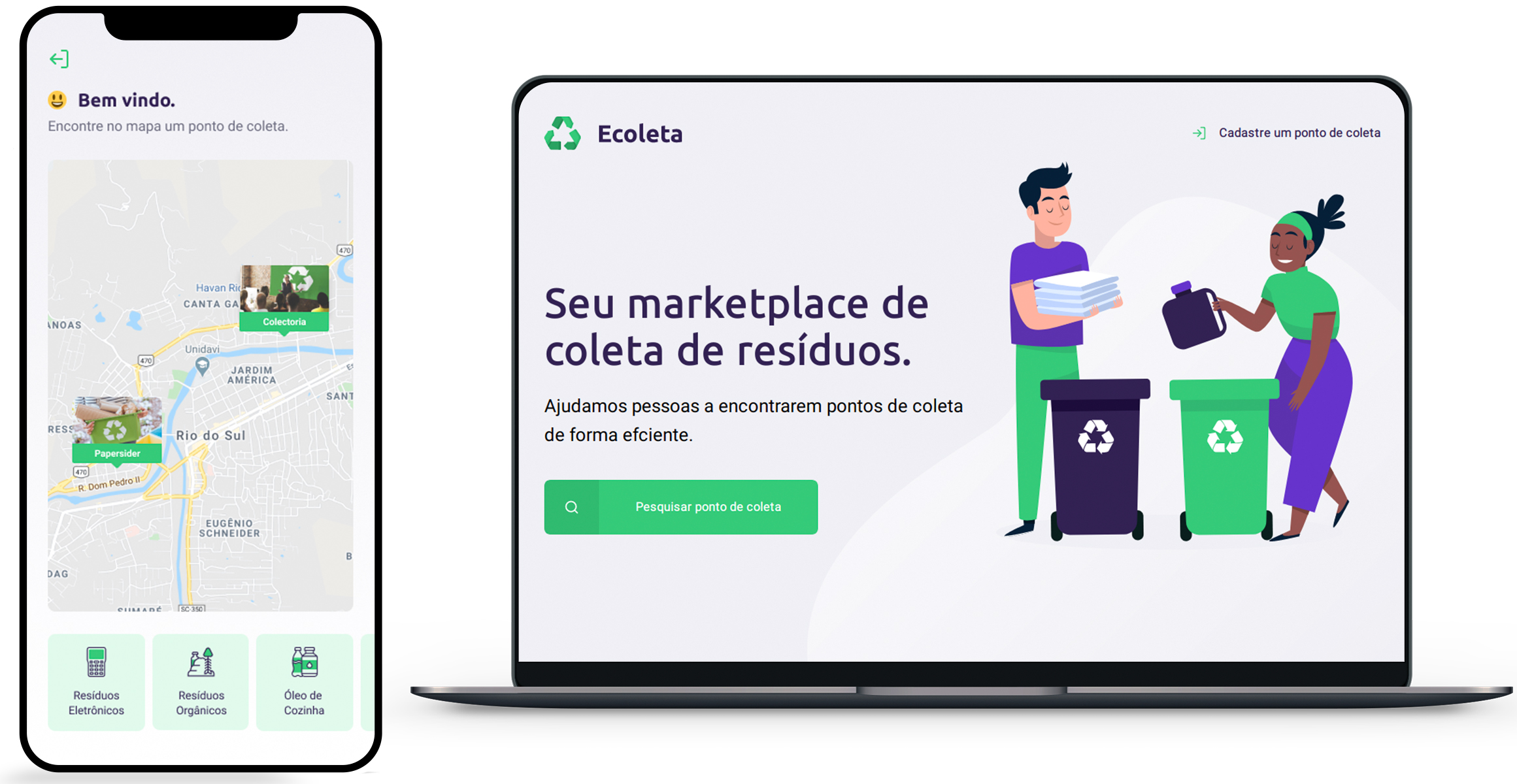 GitHub - dyegosoriano/Ecoleta: Conectando empresas e entidades de ...