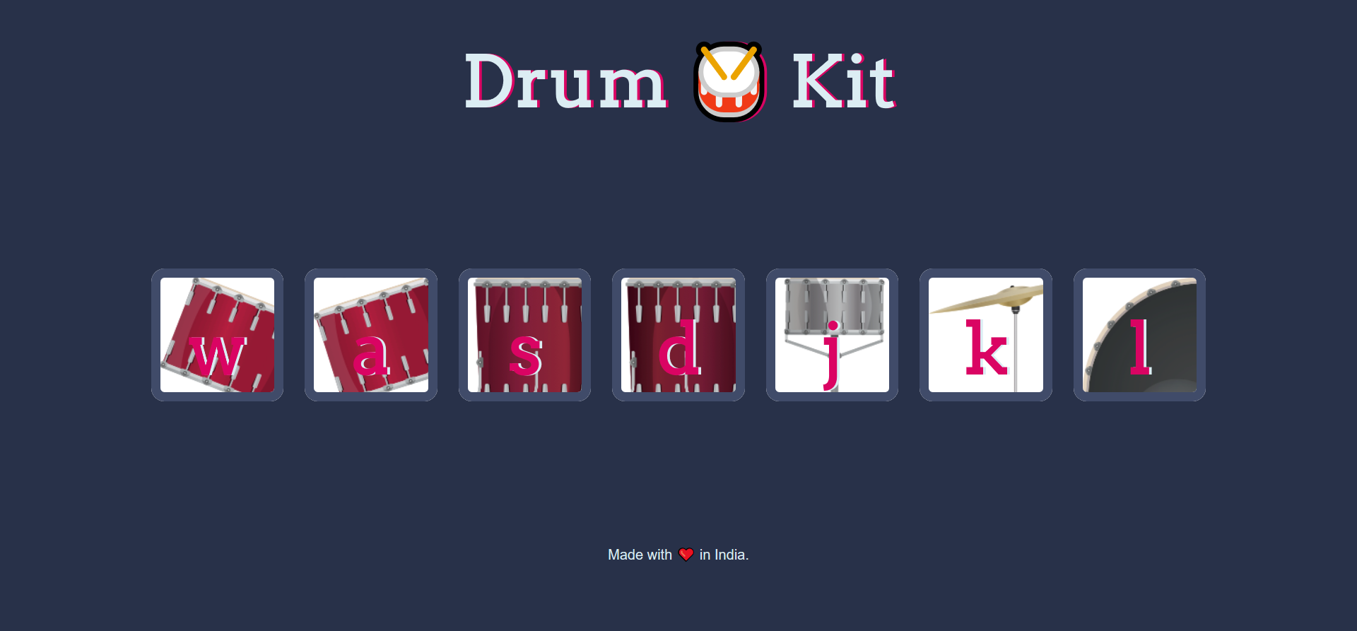 Github Kanika2020 Drum Kit