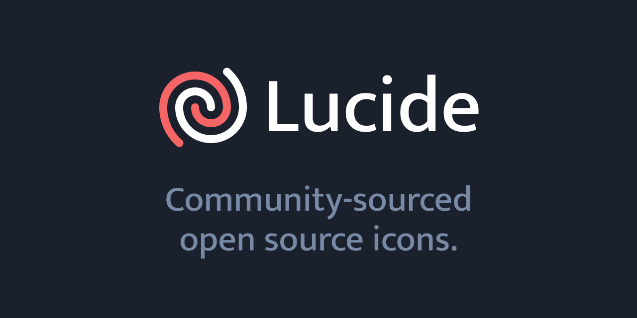 Lucide packages lucide react README md At Main Lucide icons lucide 