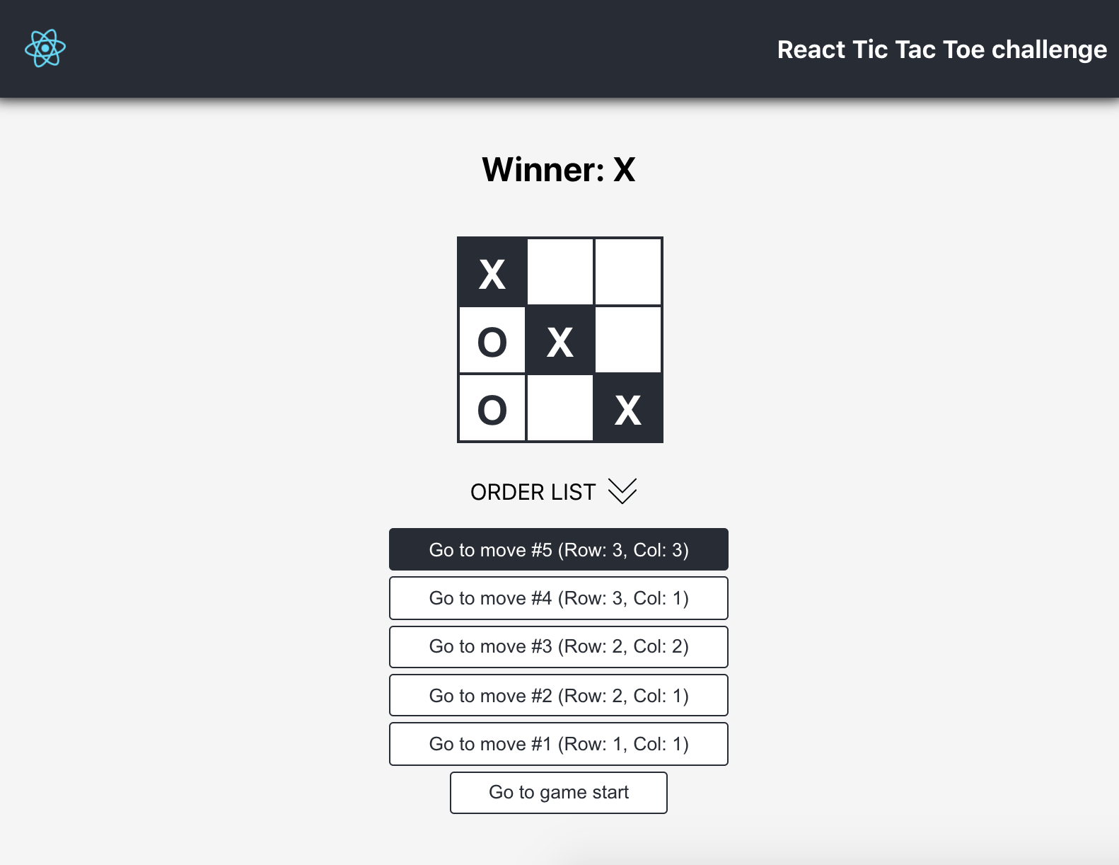 Tic-Tac-Toe Challenge