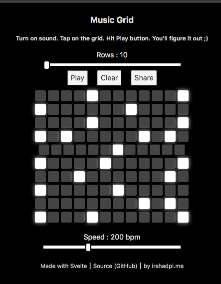 GitHub - irshadshalu/music-grid: A Music Grid you can play around and