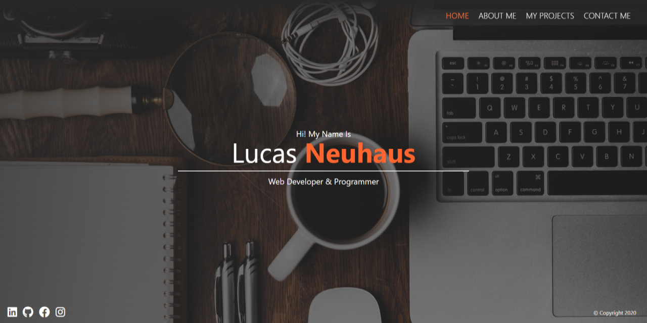 GitHub - lucas-neuhauss/portfolio-sass: Personal portfolio created ...