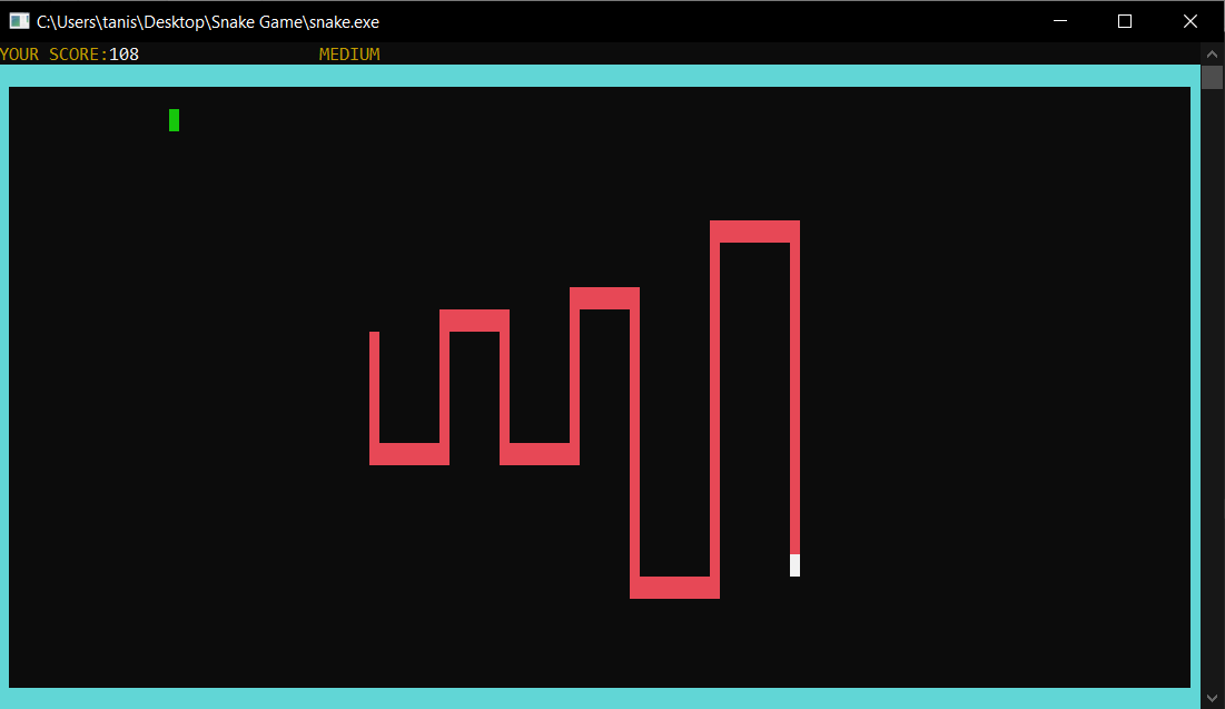 Snake-game-using-C