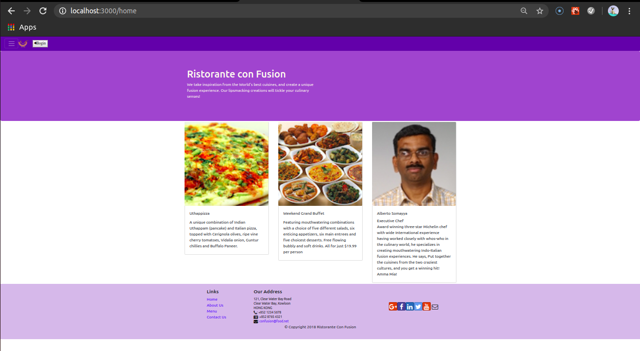 GitHub - palak199/Ristorante: a react component based app which uses ...
