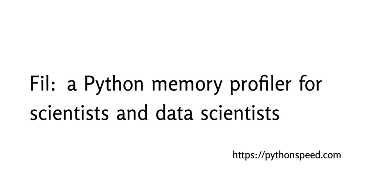 pythonspeed/filprofiler