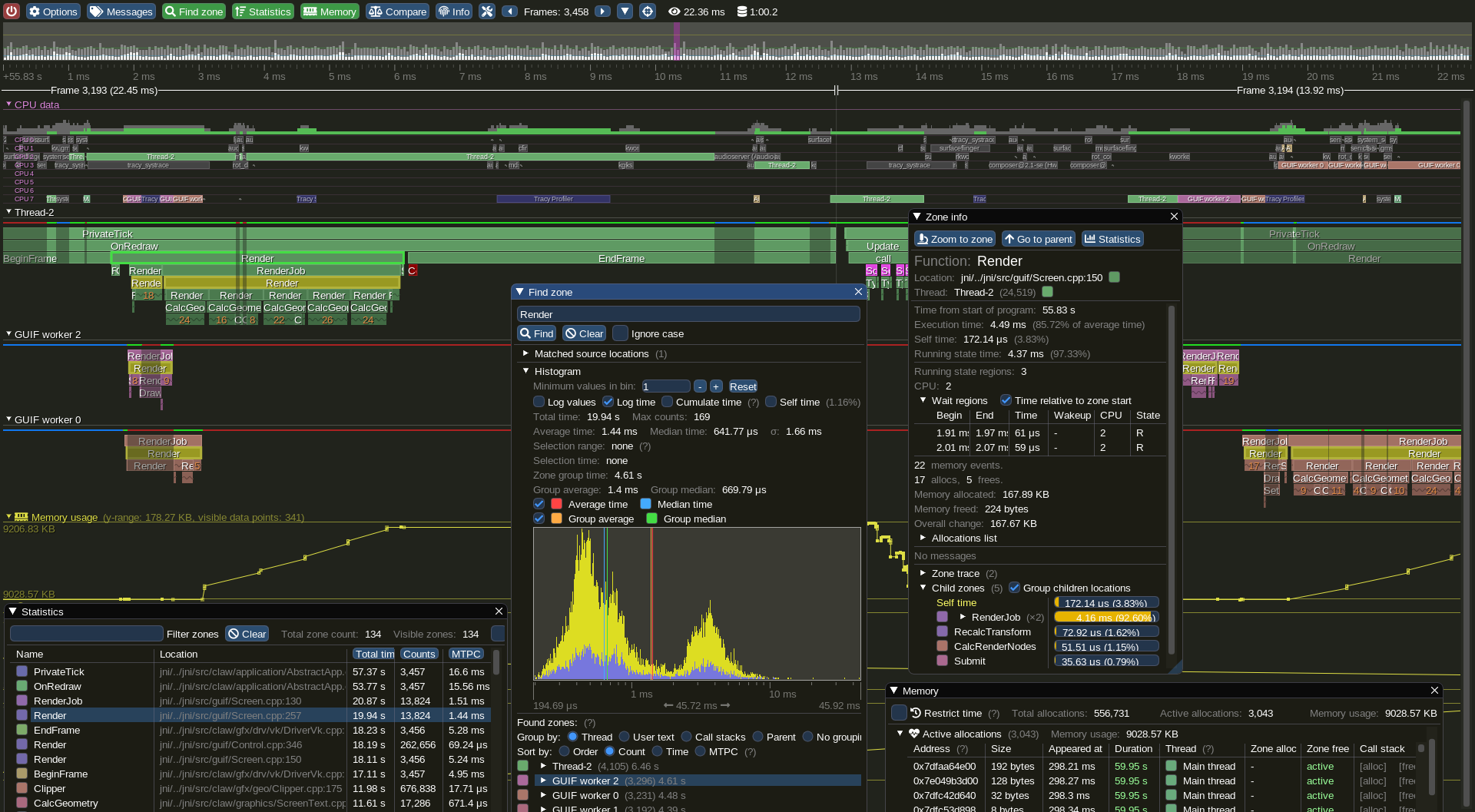 IMGUI Интерфейс. Профайлер. Логотип IMGUI. Odin Programming language.