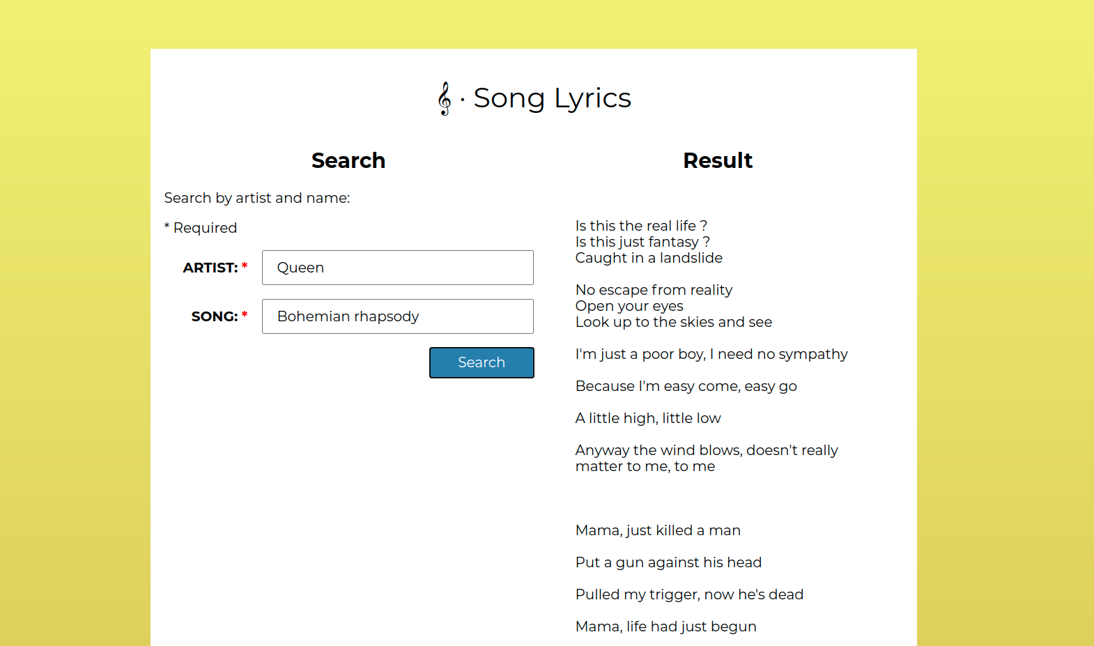 GitHub - hliutongco/keyboard-karaoke-frontend: A game where you type song  lyrics as they appear.