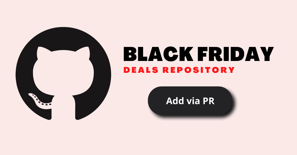 GitHub - mdbootstrap/Black-Friday-2022: Black Friday & Cyber Monday Deals (UI Kits WordPress Plugins, CRMs, SEO, Courses, Books) for web developers, programmers, and software engineers.