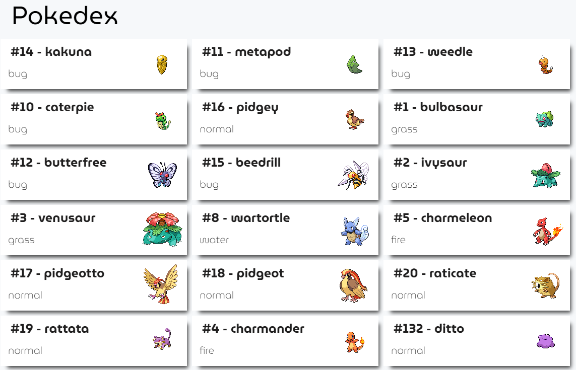 Github - Nommady Pokedex React: Pokedex Criada Em React