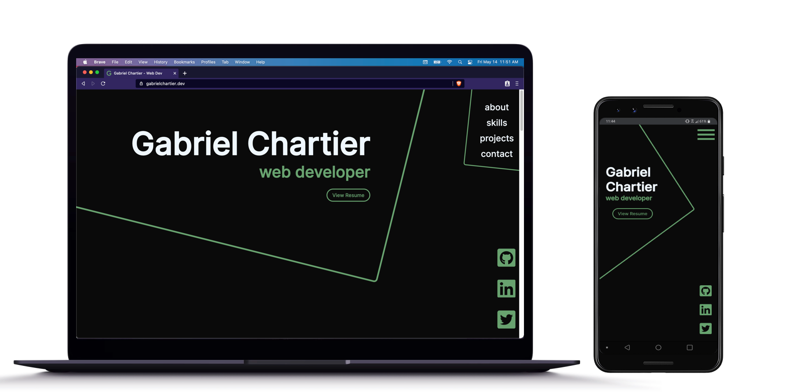 GitHub - gchartier/gabrielchartier.dev: My web development portfolio site