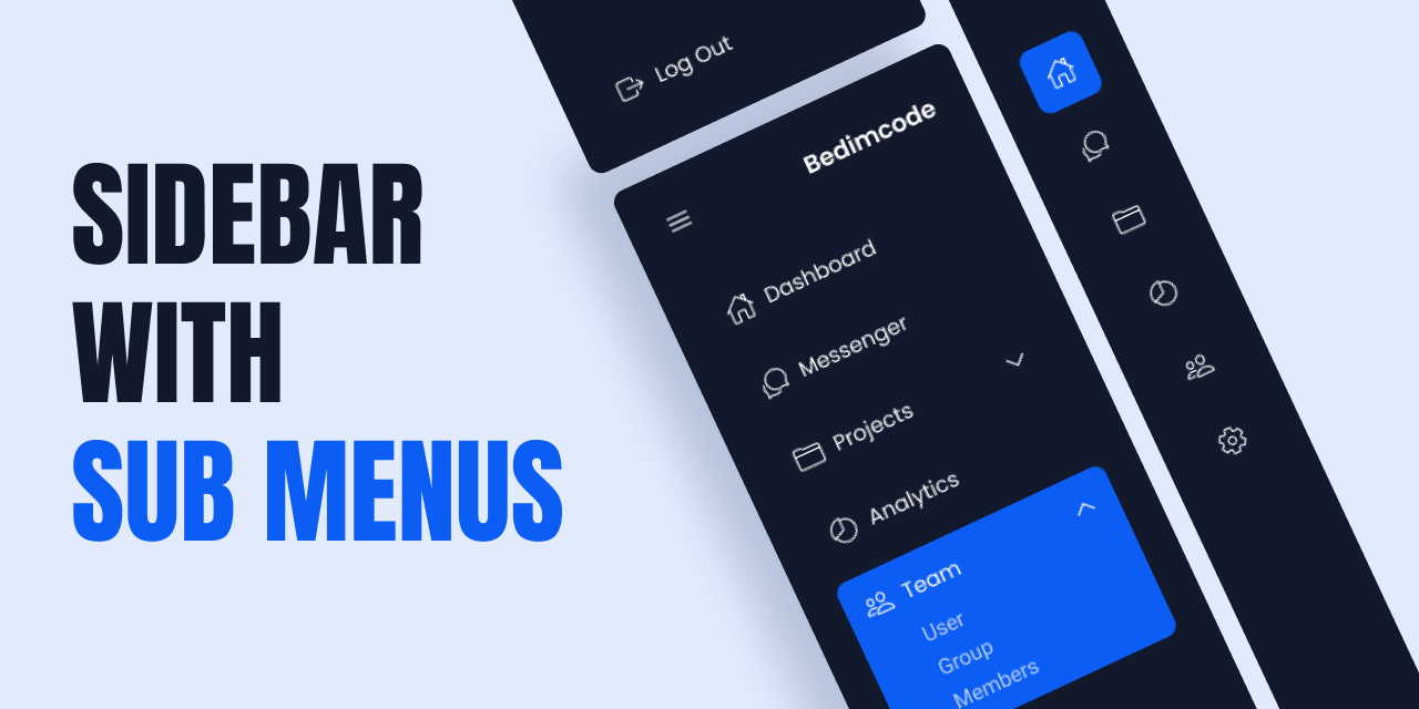 bedimcode/sidebar-menu-submenus