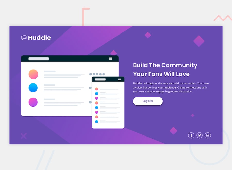 GitHub - marcosvaz/huddle: Frontend Mentor Challenge - Huddle