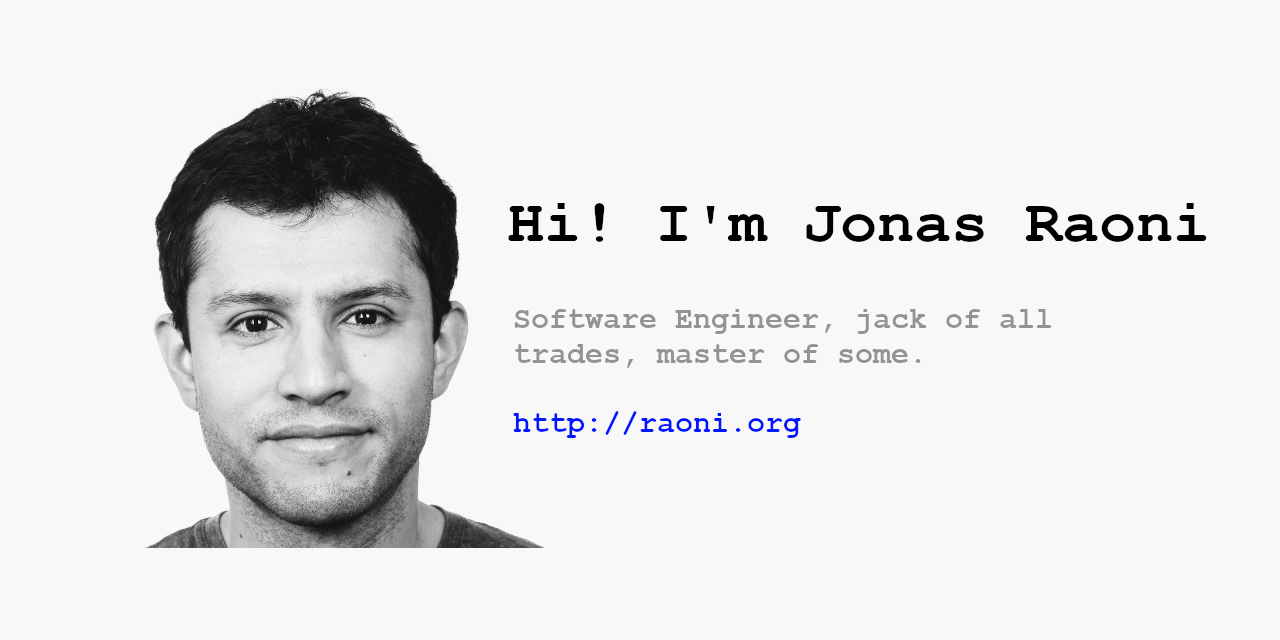 GitHub - jonasraoni/jonasraoni: Me