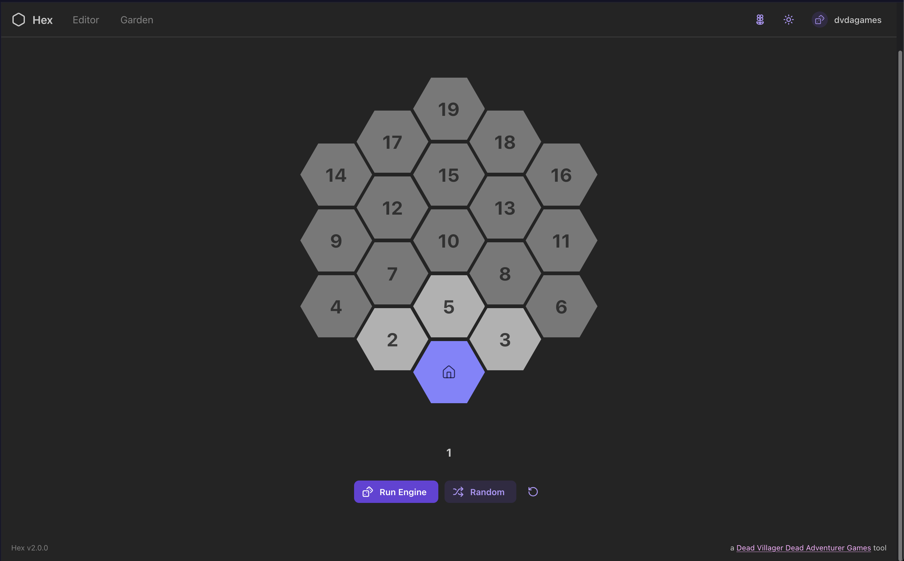 react-hex-flower-engine