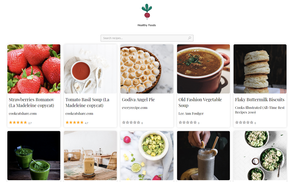 GitHub - vldmatos/Evaluation-Healthy-Foods: Web Application in Blazor ...