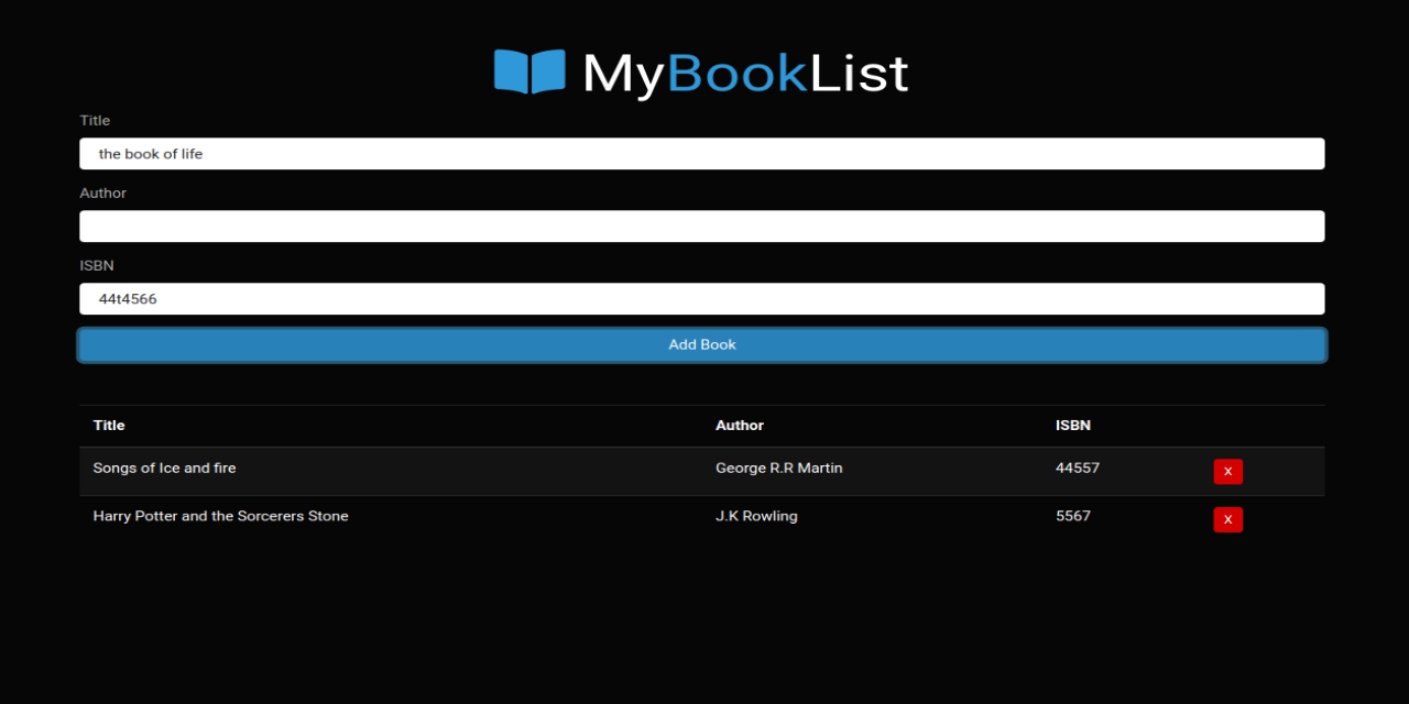 GitHub - Afroprogrammer/myBookApp: A Vanilla JavaScript Project with no ...