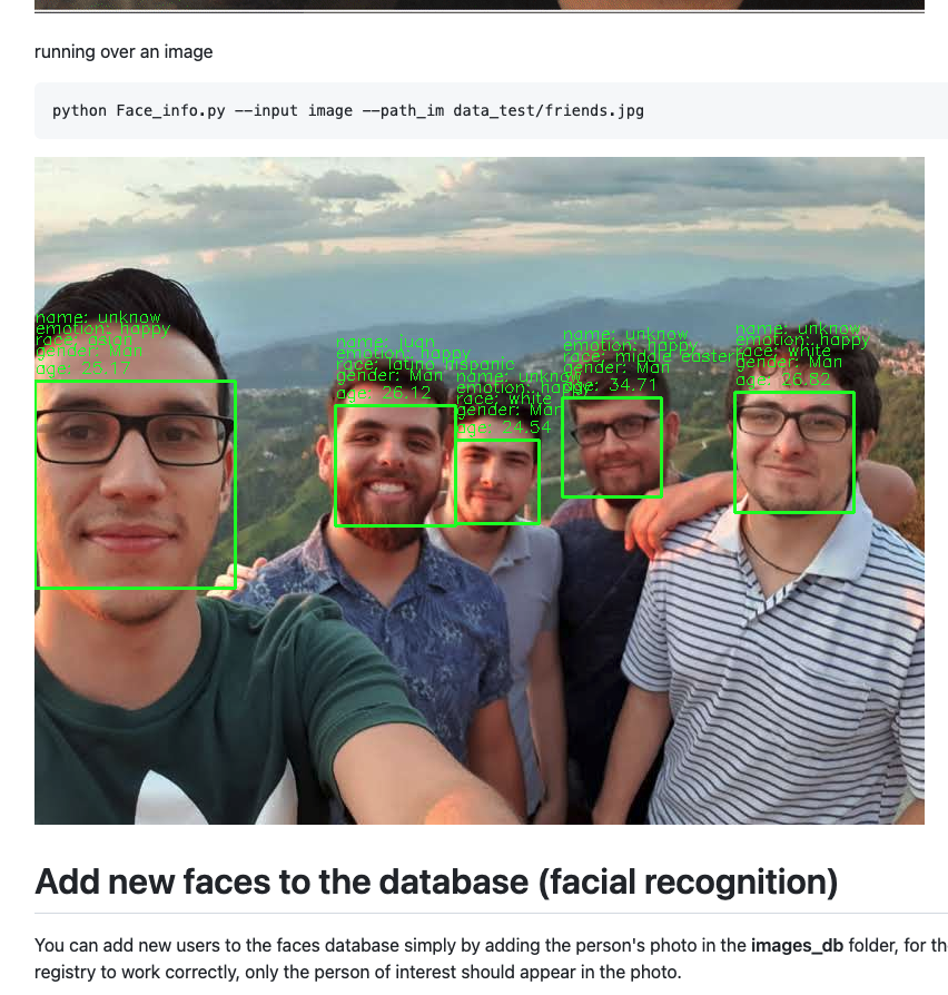 GitHub - Juan-csv/Face_info: Face Recognition, Detection Of Facial ...