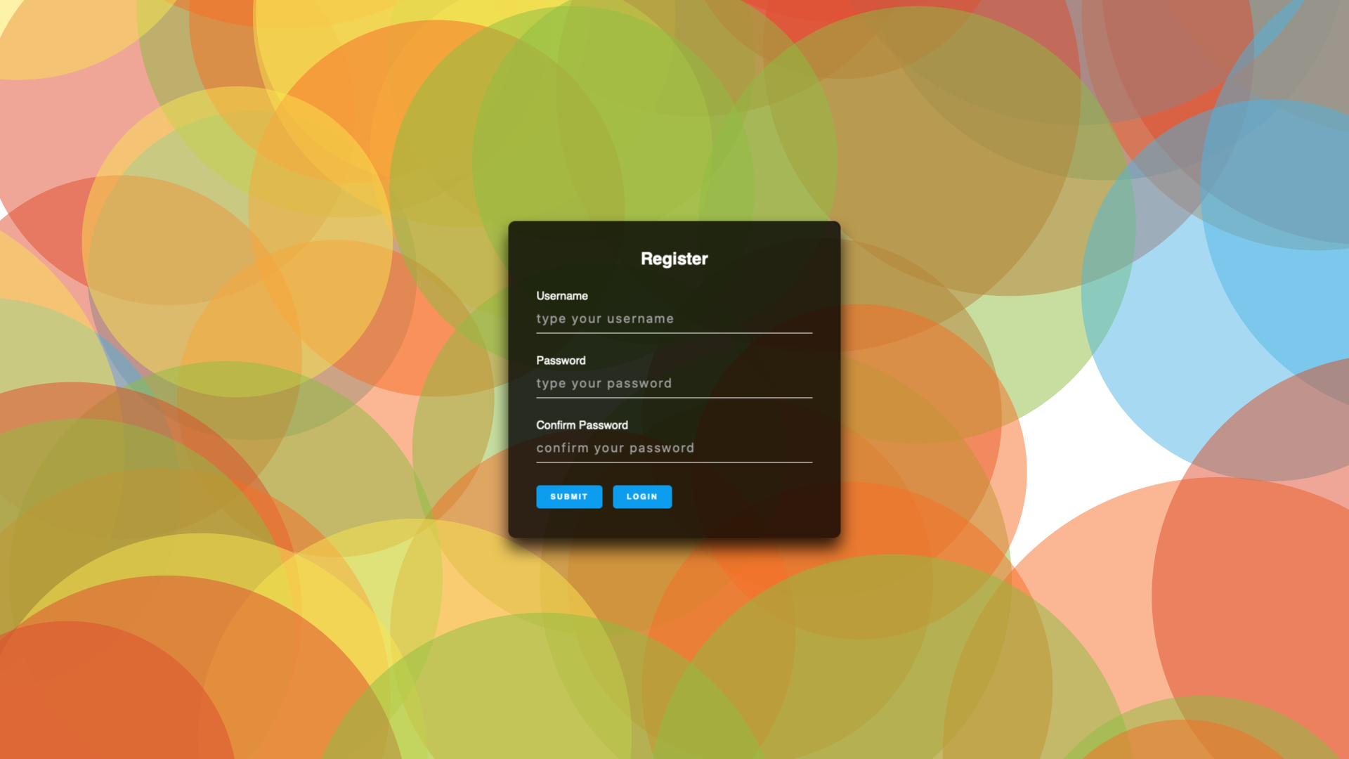 css3 reg forms