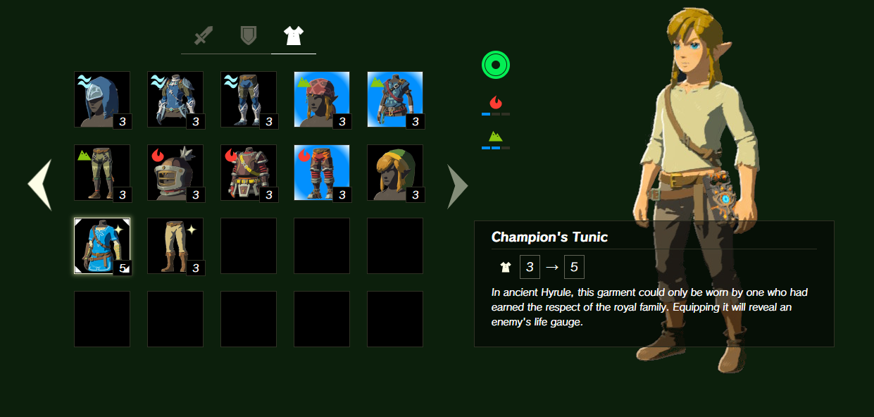 GitHub - Josan-Coba/zelda-botw-ui-replica: Web replica of the Zelda ...