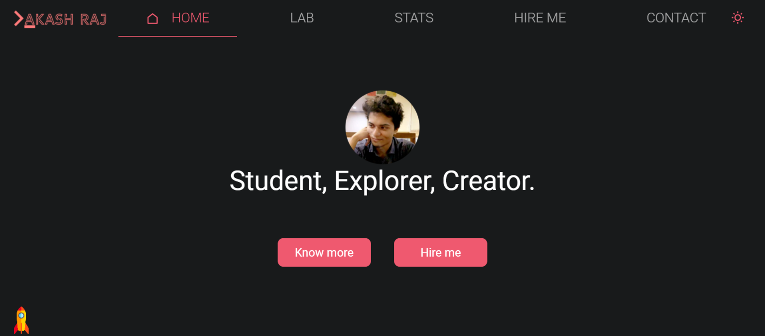 GitHub - akashraj9828/akashraj.tech: Personal Website