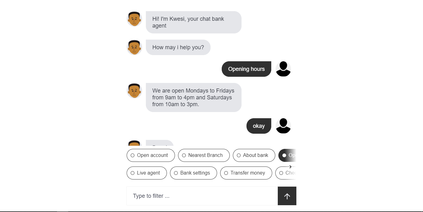 GitHub - InnocentAnyaele/chatbot: A bank prototype Chatbot application ...