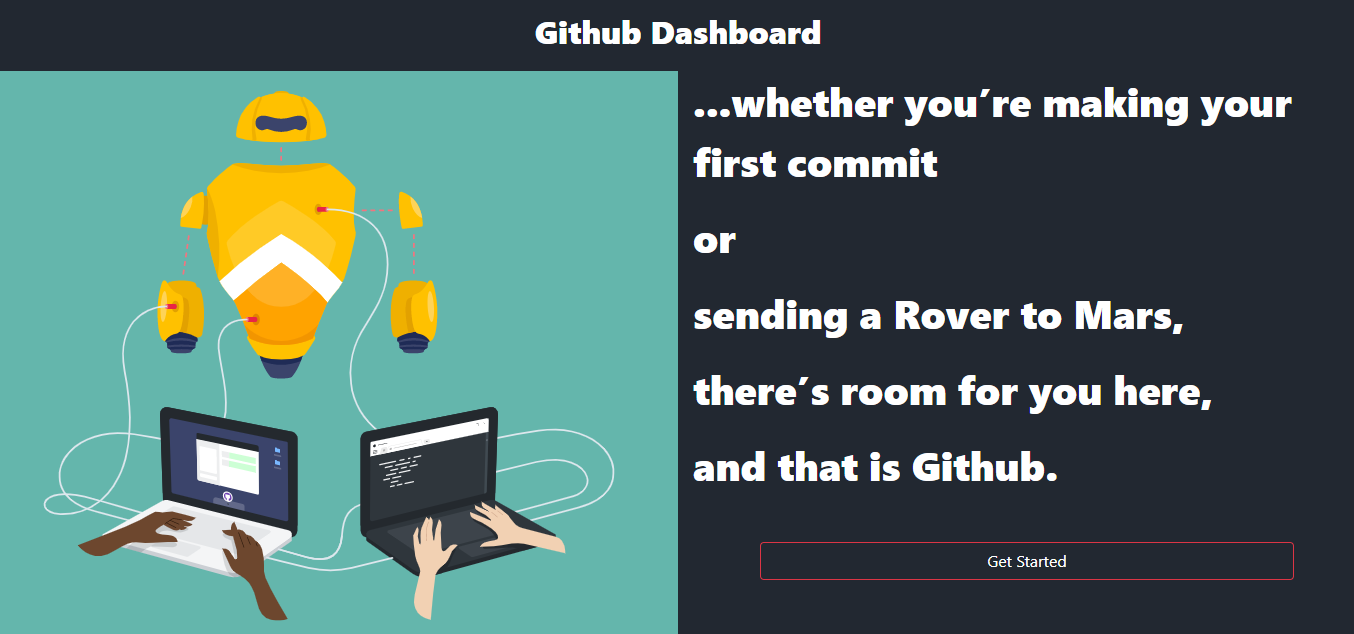 GitHub - beingabhi007/githubdashboard: A fully Responsive Web-app ...