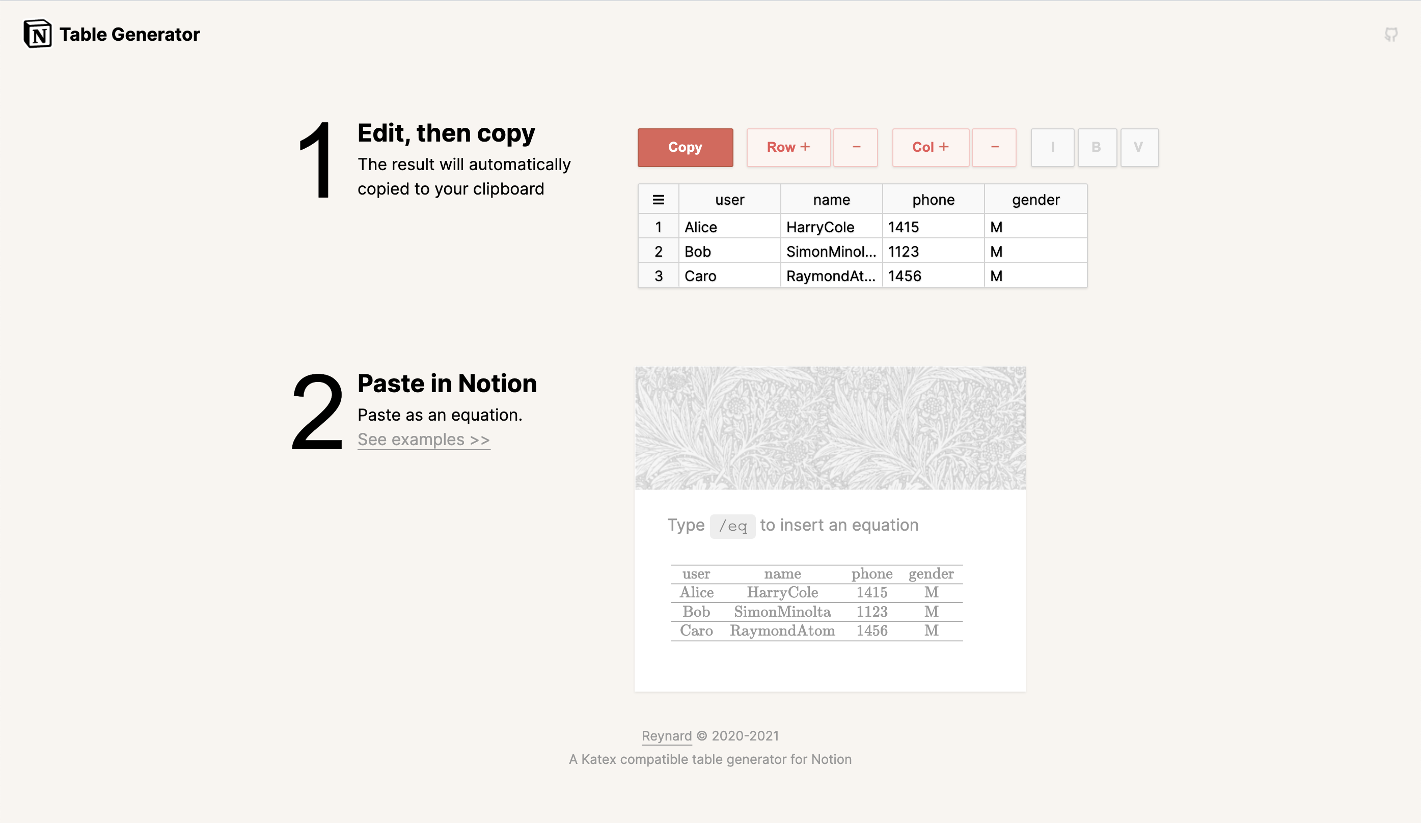 notiontable/READMEZH.MD at master · reycn/notiontable · GitHub