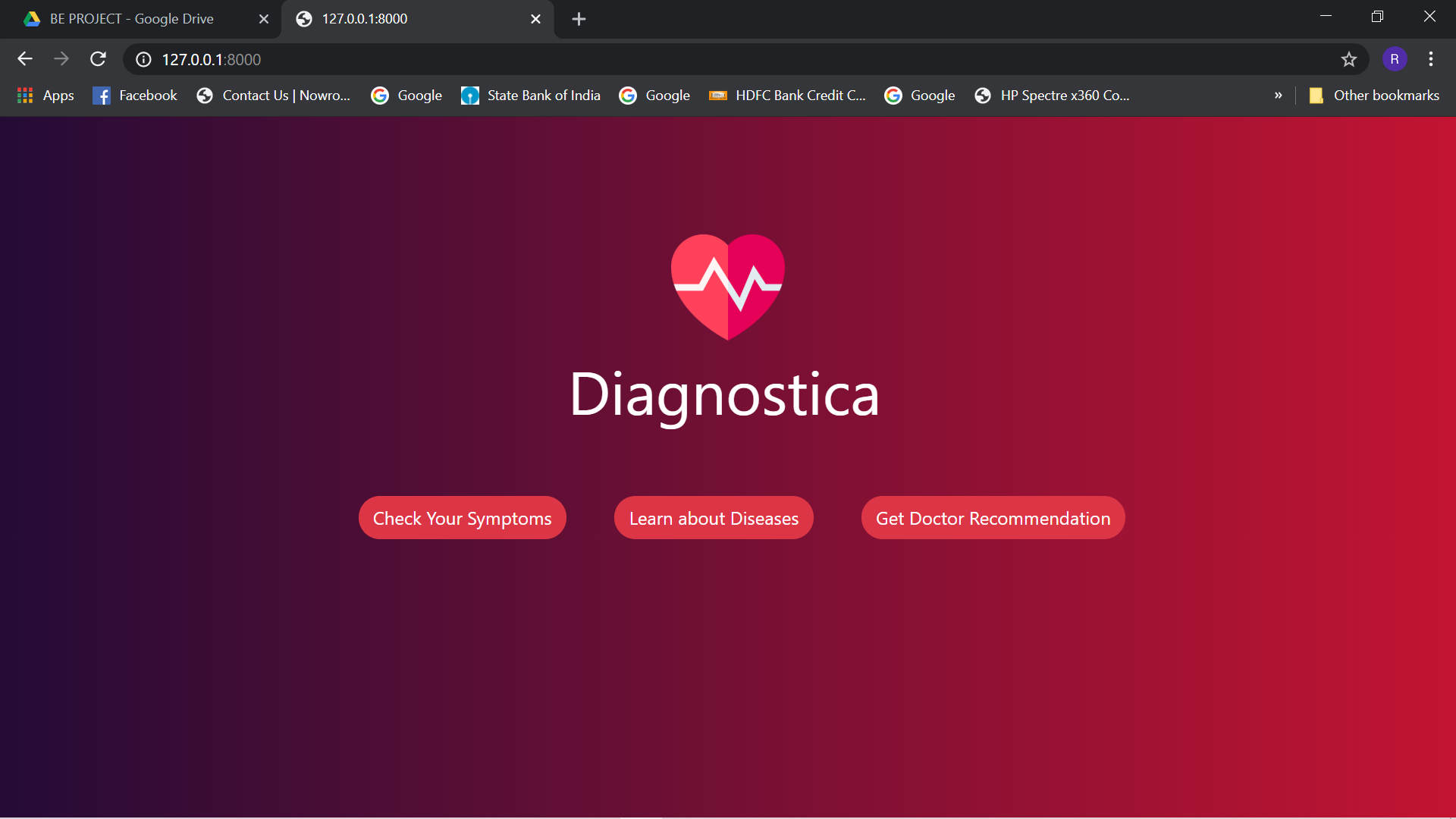 GitHub - rudragodse/Diagnostica: Diagnostica is a Django powered ...