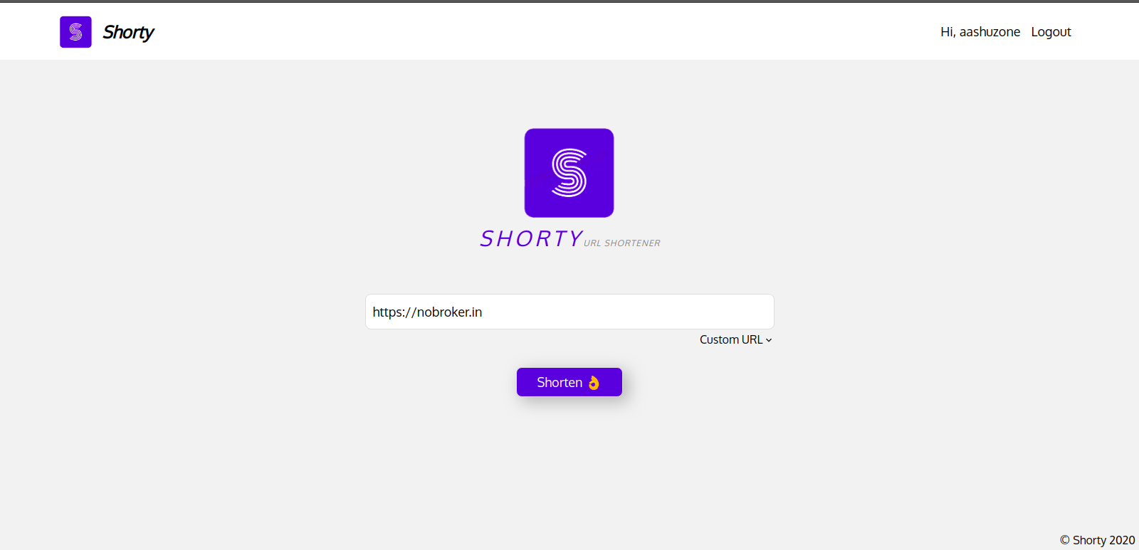 shorty-url-shortener